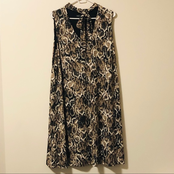 NWT Addition Elle Snakeskin Shift Dress - Picture 5 of 8